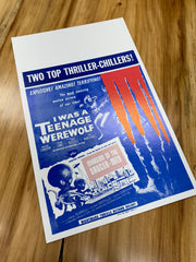 Teenage Werewolf First Edition Standard Original Movie Cards/Posters - 14 x 22