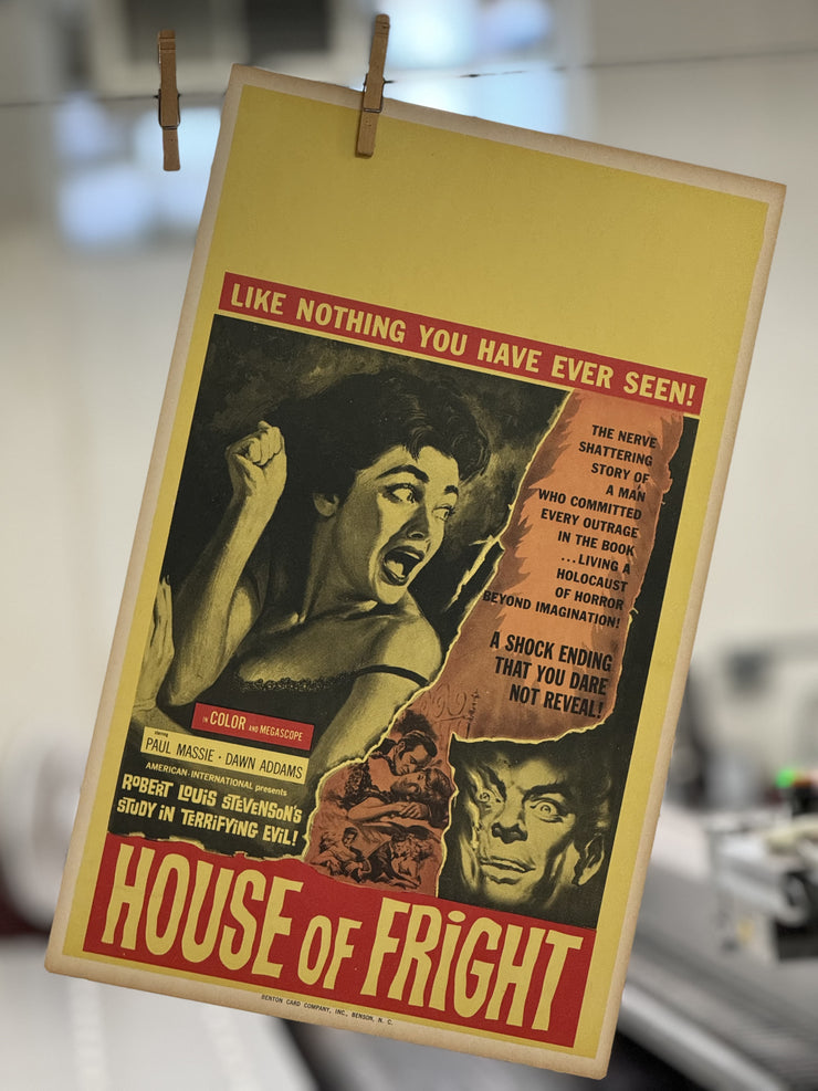 House of Fright Second Edition Standard Original Movie Cards/Posters - 14 x 22
