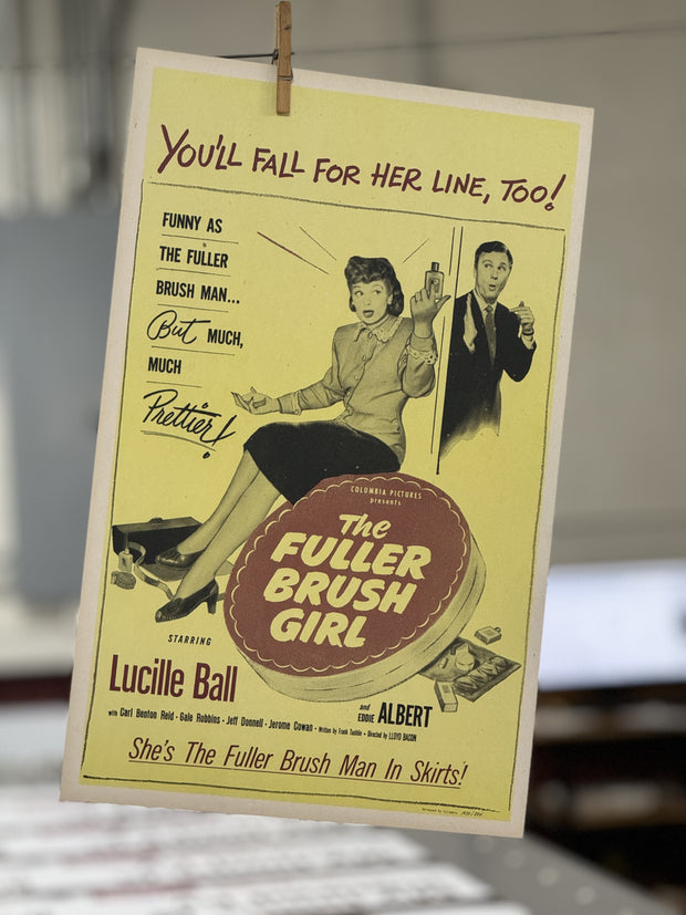 The Fuller Brush Girl - First Edition Premium Original Movie Cards/Posters - 14 x 22