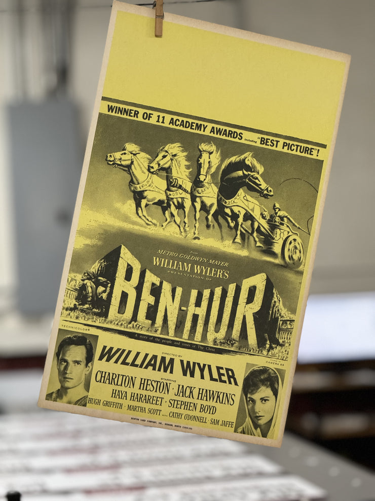 Ben-Hur Original Movie Window - Vintage