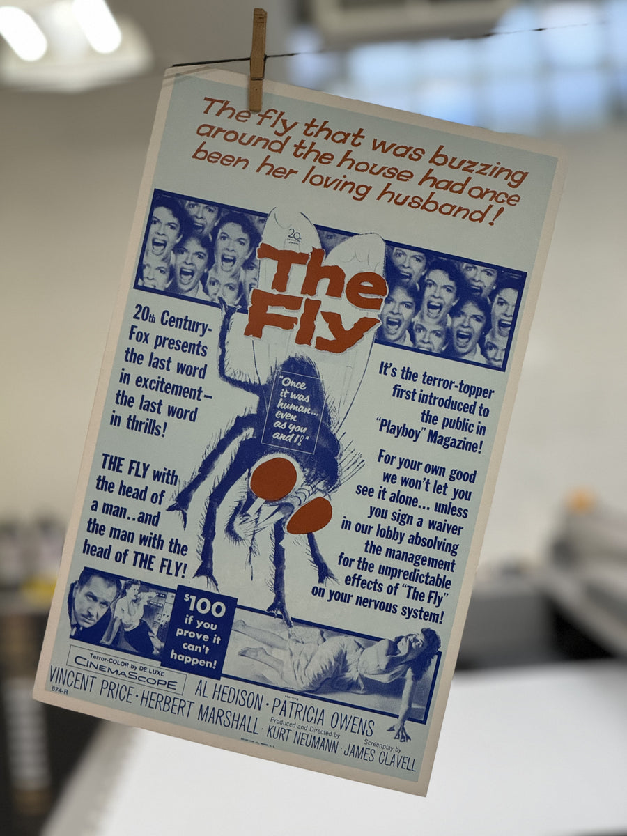 The Fly Second Edition Standard Original Movie Cards/Posters - 14 x 22 ...