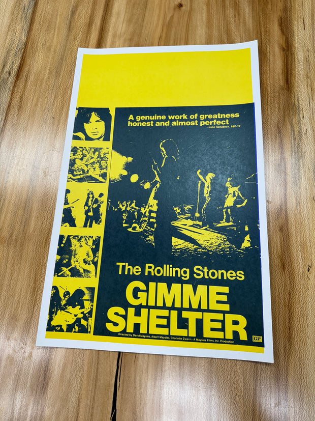 The Rolling Stones - Gimme Shelter First Edition Premium Original Movie Cards/Posters - 14 x 22