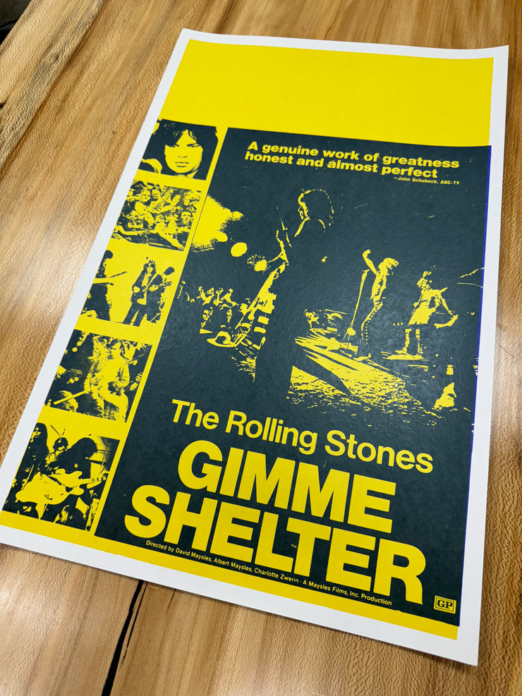 The Rolling Stones - Gimme Shelter First Edition Premium Original Movie Cards/Posters - 14 x 22