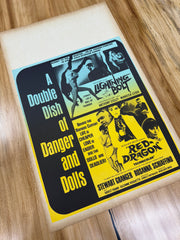 Double Dish of Danger and Dolls First Edition Standard Original Movie Cards/Posters - 14 x 22
