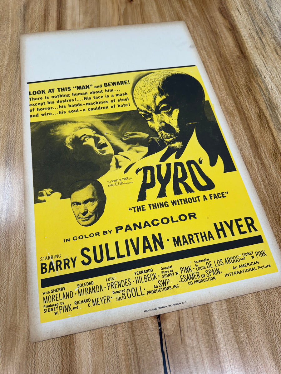 Movie Pyro Pyro First Edition Standard Original Movie Cards/Posters - 14 x 22 ...