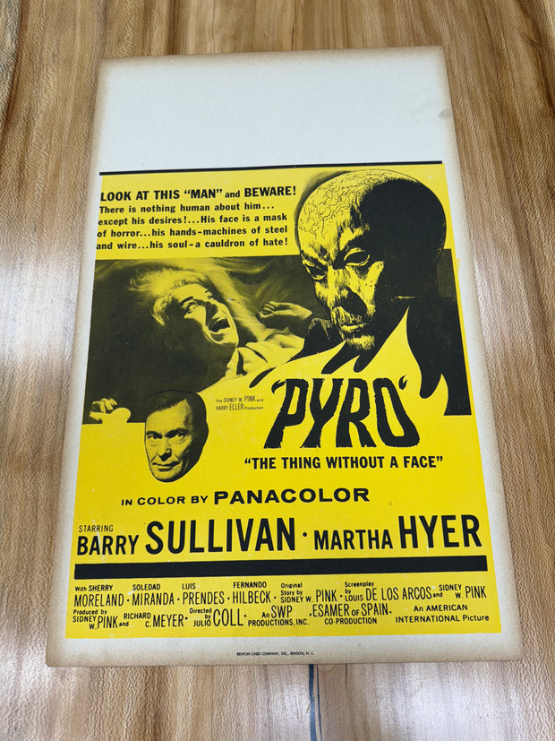 Movie Pyro Pyro First Edition Standard Original Movie Cards/Posters - 14 x 22 ...
