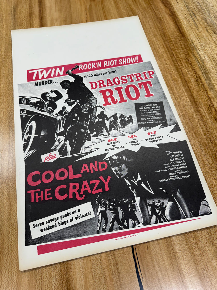 Twin Rock N' Riot Show First Edition Standard Original Movie Cards/Pos ...