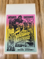 Untamed Mistress First Edition Standard Original Movie Cards/Posters - 14 x 22