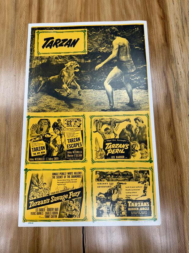 Tarzan Second Edition Premium Original Movie Cards/Posters - 14 x 22