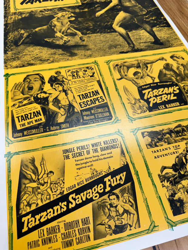 Tarzan Second Edition Premium Original Movie Cards/Posters - 14 x 22