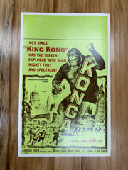 Konga Second Edition Premium Original Movie Cards/Posters - 14 x 22