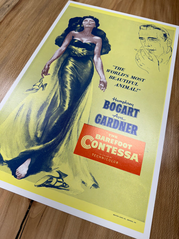 The Barefoot Contessa Second Edition Premium Original Movie Cards/Posters - 14 x 22