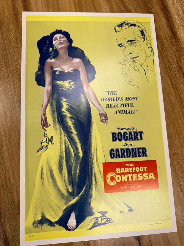 The Barefoot Contessa Second Edition Premium Original Movie Cards/Posters - 14 x 22