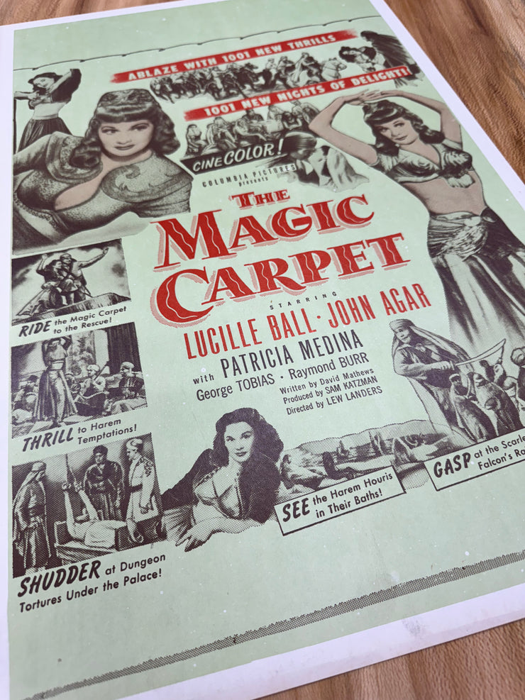 The Magic Carpet Second Edition Premium Original Movie Cards/Posters - 14 x 22