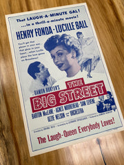 The Big Street First Edition Premium Original Movie Cards/Posters - 14 x 22