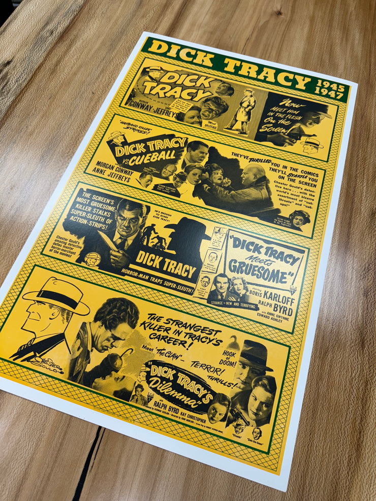 Dick Tracy Second Edition Standard Original Movie Cards/Posters - 14 x 22