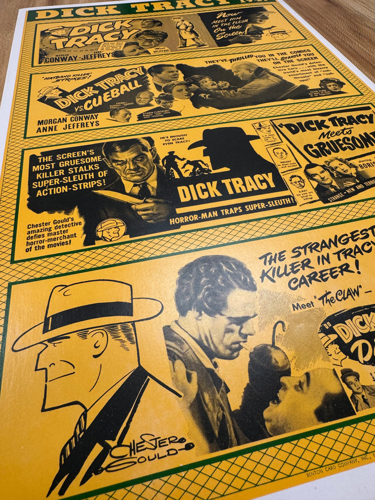 Dick Tracy Second Edition Standard Original Movie Cards/Posters - 14 x 22