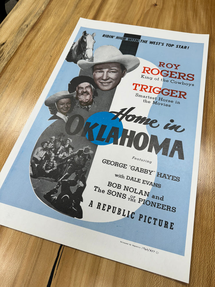 Home in Oklahoma Second Edition Standard Original Movie Cards/Posters - 14 x 22