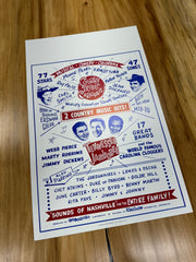 Tennessee Jamboree Second Edition Standard Original Movie Cards/Posters - 14 x 22