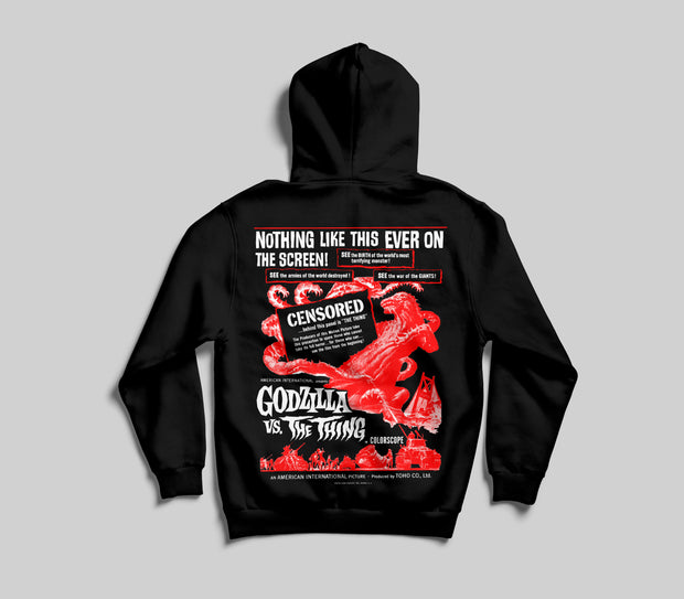 Godzilla vs The Thing Hoodie